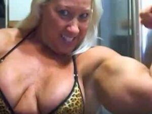 Massive Mature Woman Ruthie Showing Off Her Giant Arms